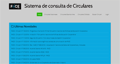 Desktop Screenshot of circulares.face.coop