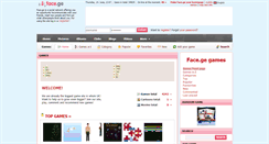 Desktop Screenshot of games.face.ge